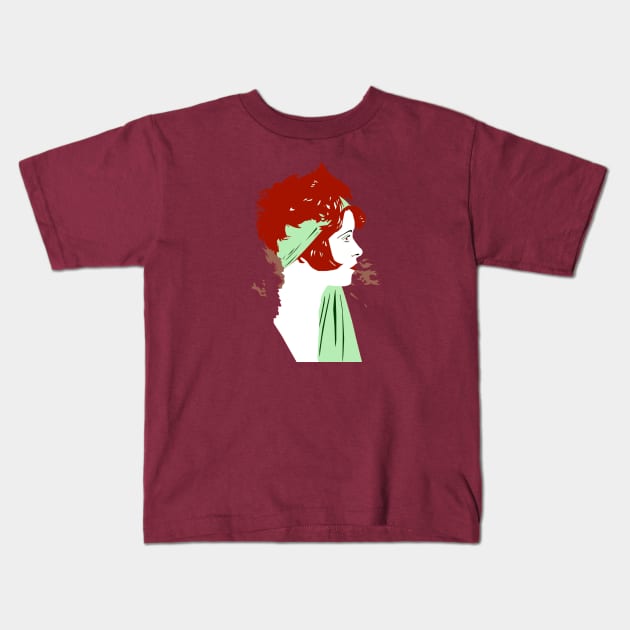 Clara Bow Kids T-Shirt by FieryWolf